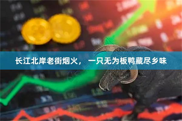 长江北岸老街烟火， 一只无为板鸭藏尽乡味