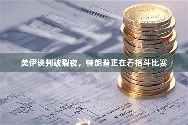 美伊谈判破裂夜，特朗普正在看格斗比赛