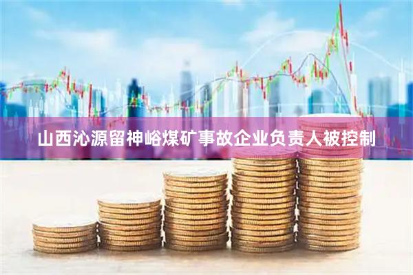 山西沁源留神峪煤矿事故企业负责人被控制
