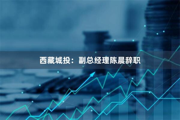 西藏城投：副总经理陈晨辞职